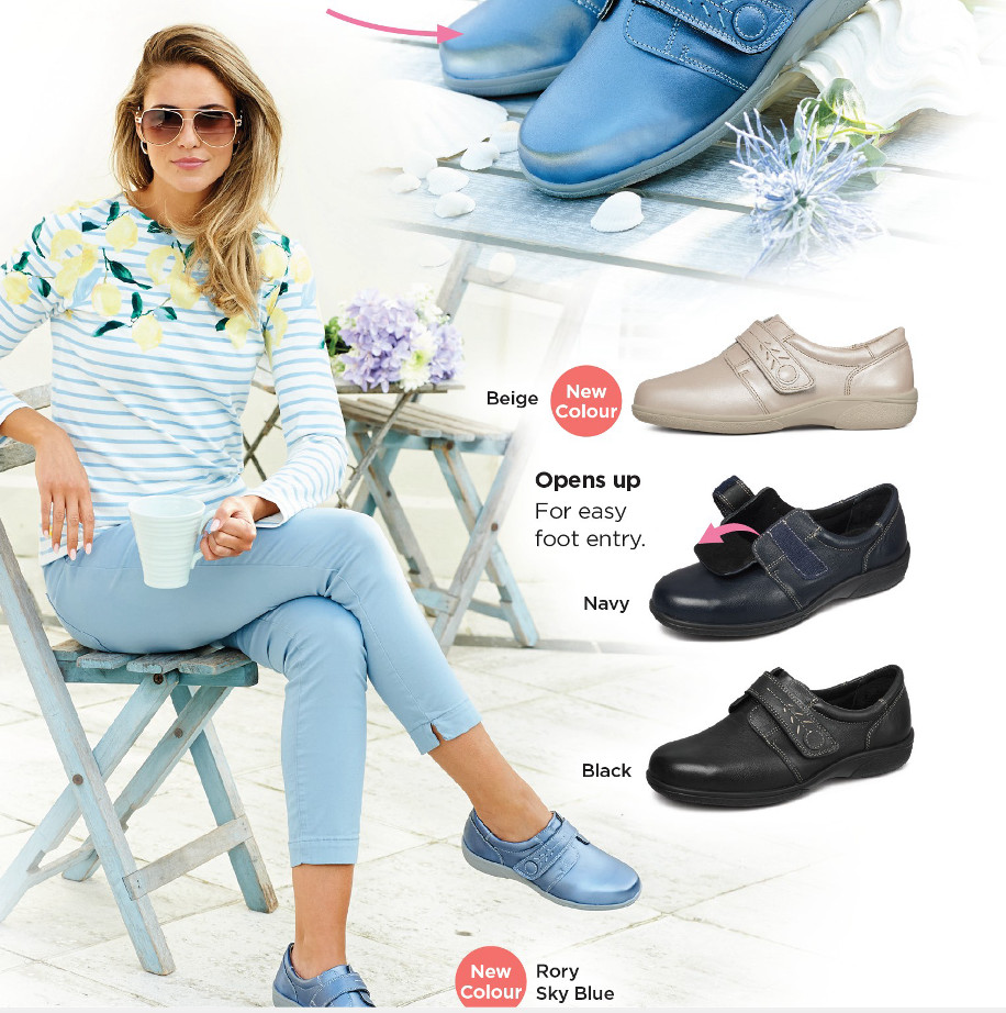 Advice on comfortable footwear for women with common foot conditions