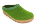 Haflinger Grizzly Torben Wool Felt Slipper - Green (713001)